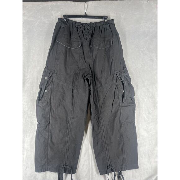 Free People We The Free Everglades Utility Pants Size Large Black - Picture 7 of 11
